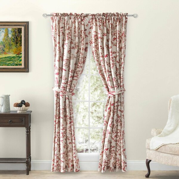 Ricardo Ricardo Waverly Gardens Tailored Curtain Panel Pair with Tie-Backs 04410-70-254-16
